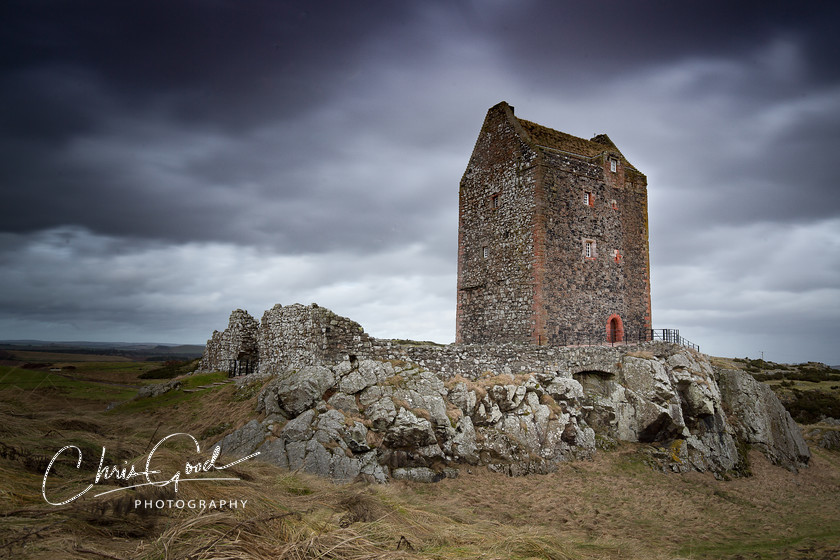 Smailholm 
 Ancestral home of the Pringle family, this was a bastion from which to combat the Rievers of the Scottish borders, on a cold January day it truly was a bleak location. It would later pass to the Scott family, and surely provided inspiration for Sir Walter Scott and his later tales 
 Keywords: Smailholm, Smailholm Tower, Scotland, Scottish History, Riever keeps, Castle, Keep, UK, Visit Scotland, Bleak Landscapes, Scottish Literature